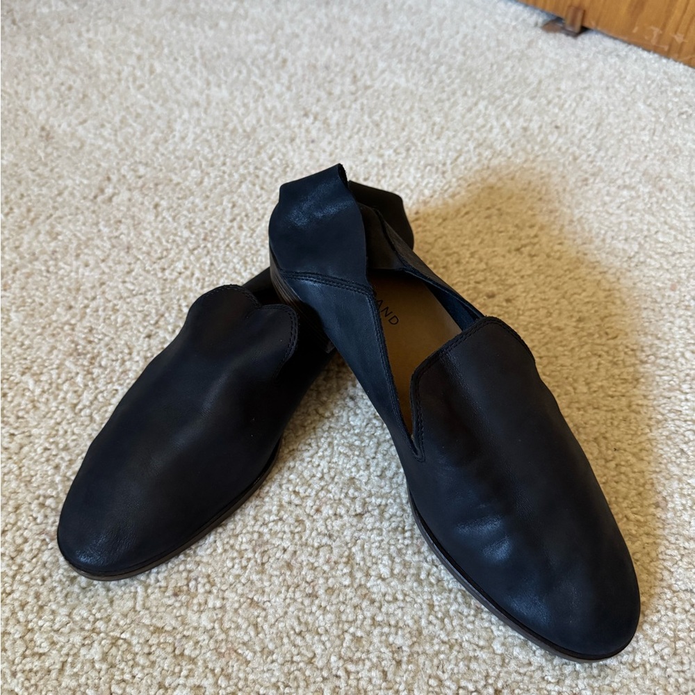 Lucky Brand Black Flats Minimalist Slip-On